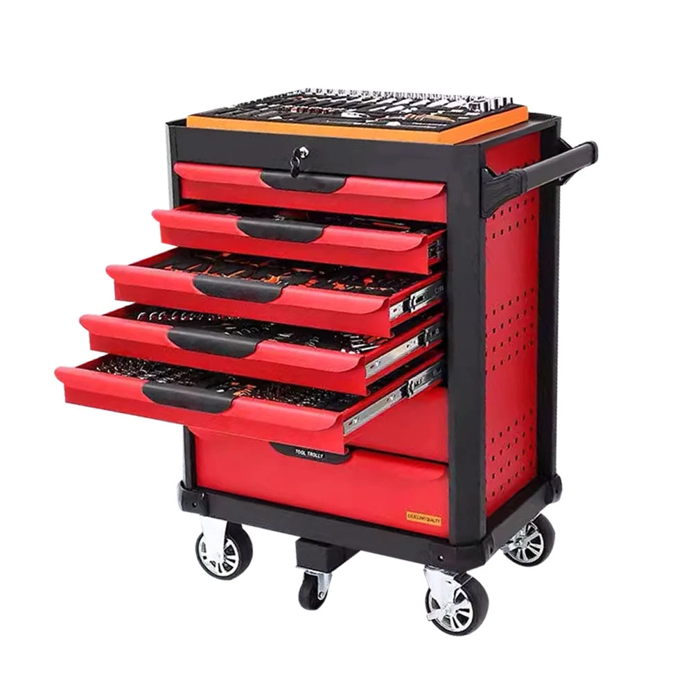 Professional All kind of Tools with Tool Cabinet, Workshop Trolley Cabinet